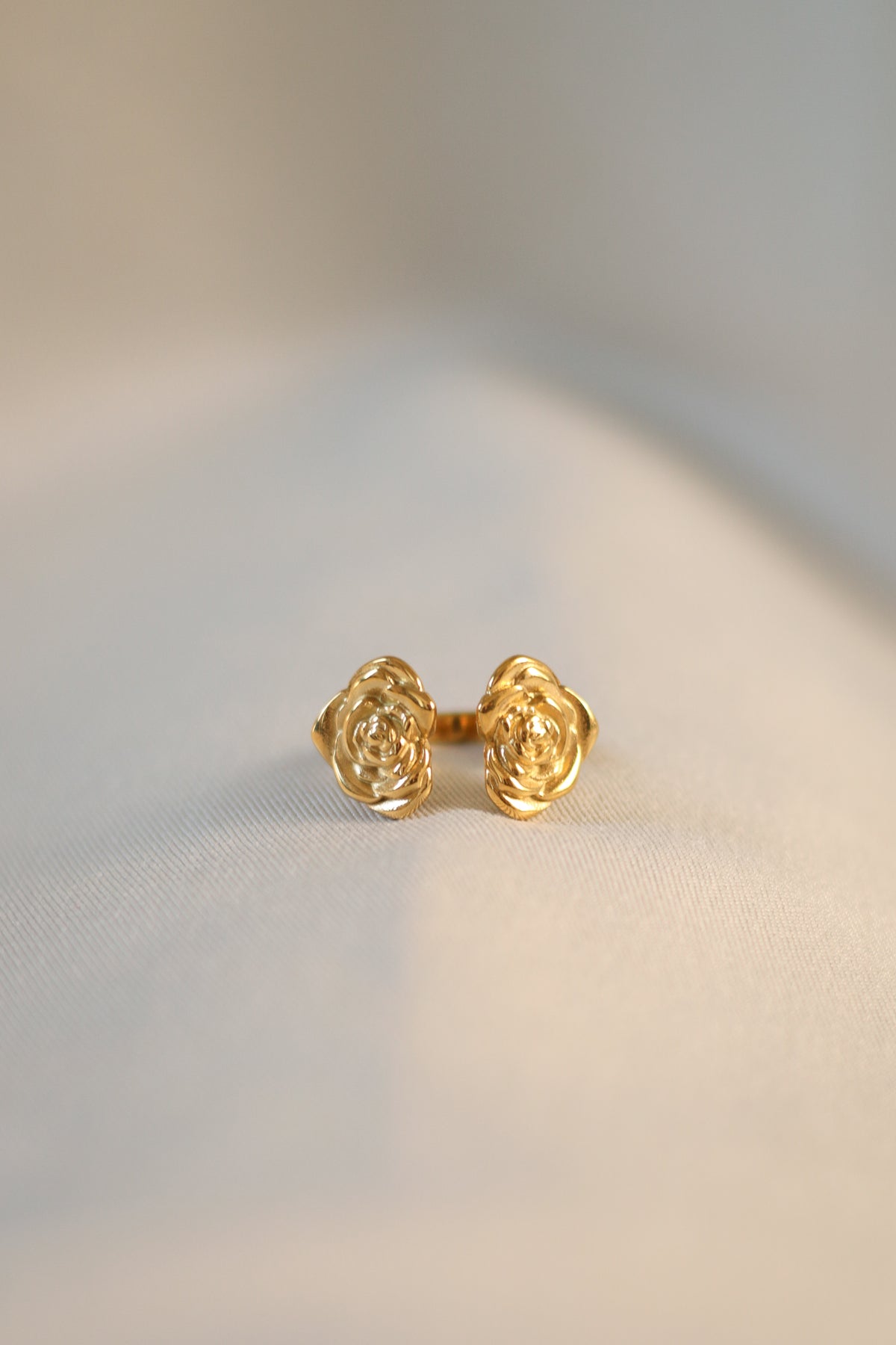 Jefa Rosa adjustable rose ring by Concept Statement