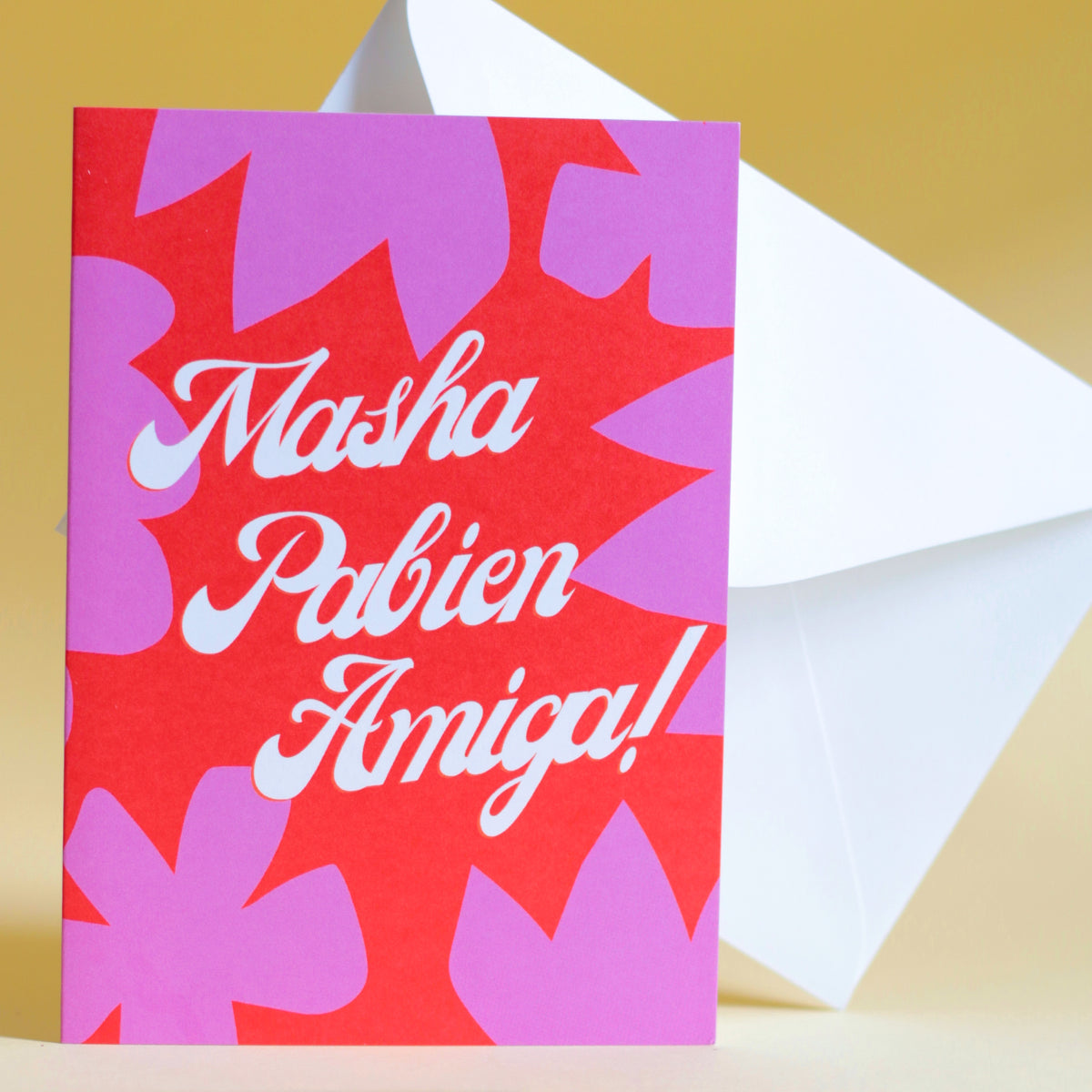 Masha Pabien Amiga Papiamentu greeting card by Concept Statement