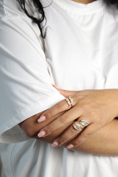 Lily & Banana Ring Set