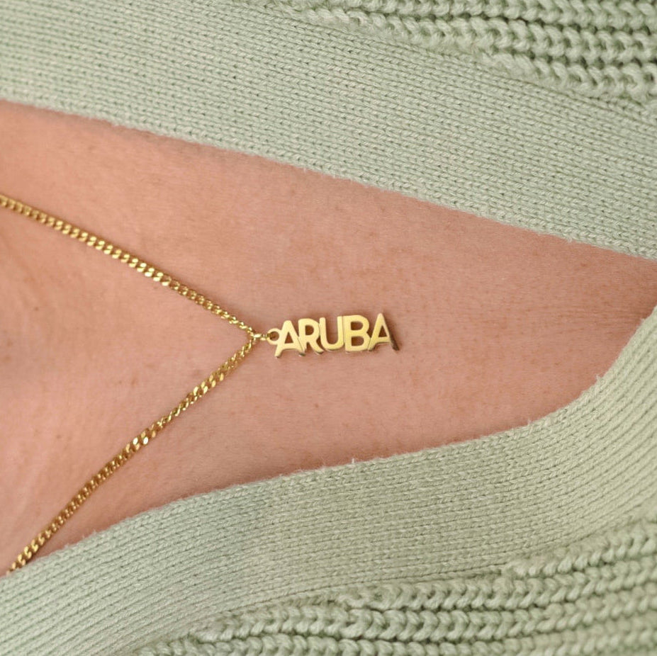 Aruba Name Necklace