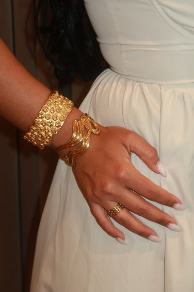 Coral Cliff Cuff