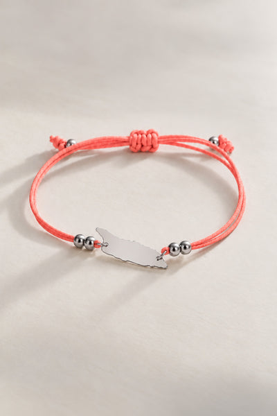 Pink Aruba Cord Bracelet