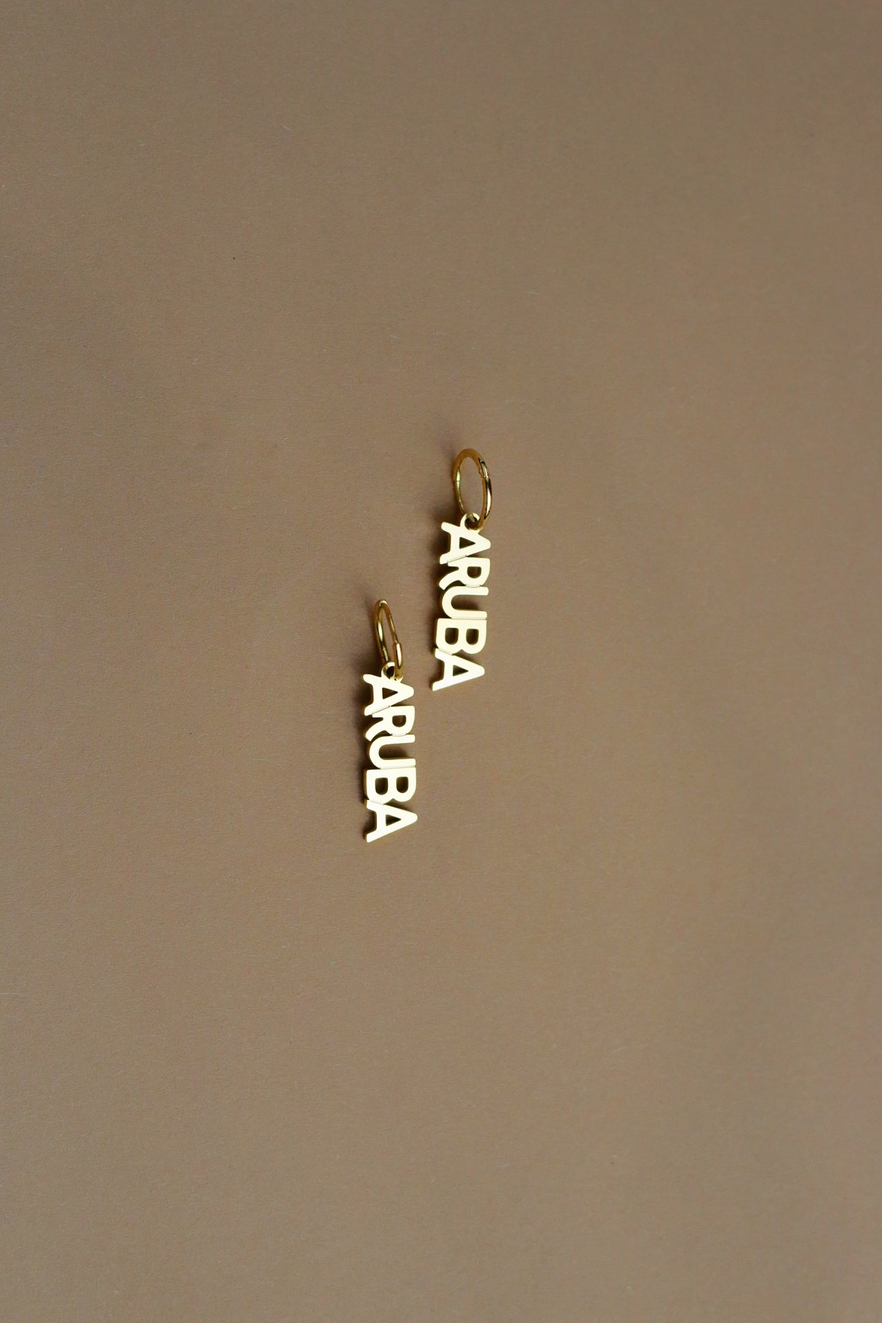 Aruba Name Earrings