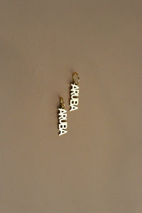 Aruba Name Earrings