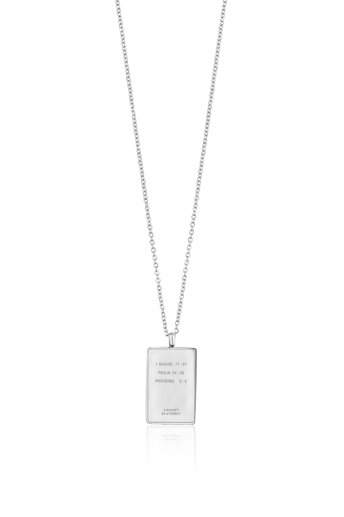 Trust in GOD Silver Steel (two-sided)