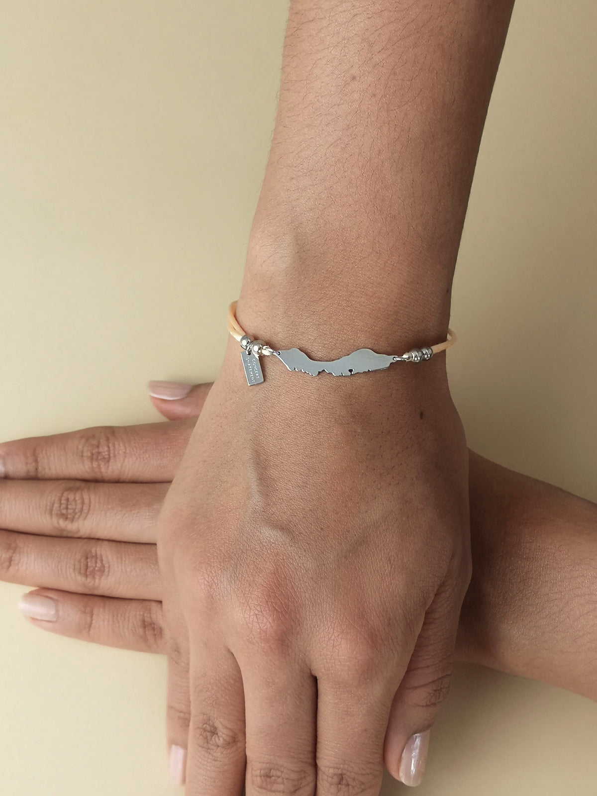 Nude Pink Pink Curaçao Cord Bracelet