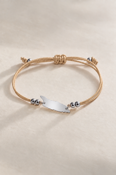 Neutral Aruba Cord Bracelet