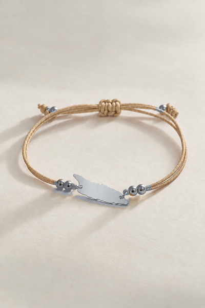 Neutral Aruba Cord Bracelet