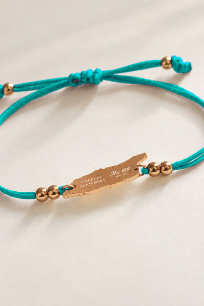 Sea Green Green Aruba Cord Bracelet
