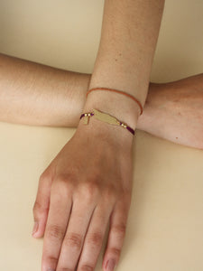 'Eggplant Purple' Aruba Cord Bracelet