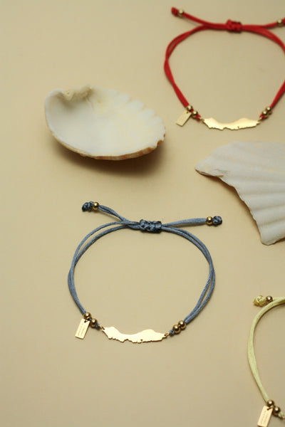 'Light Yellow' Curaçao Cord Bracelet