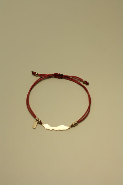 'Copper Brown' Curaçao Cord Bracelet