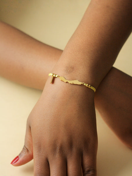 'Light Yellow' Curaçao Cord Bracelet