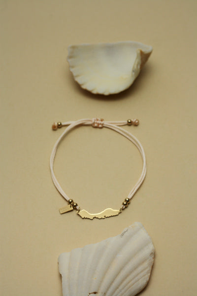 'Nude Pink' Curaçao Cord Bracelet