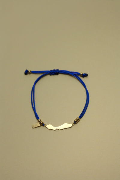 'Royal Blue' Curaçao Cord Bracelet