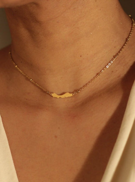 Curacao hanger, Curacao pendant, Curacao Choker