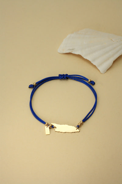 'Royal Blue' Aruba Cord Bracelet